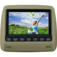 For LSQ STAR 7 inch headrest DVD player/Monitor with DVD/RMVB/GAMES/IR/FM/SD/USB/A/V input/output