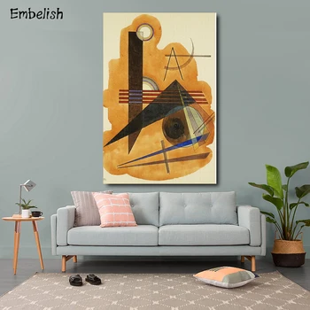 

Embelish 1 Pieces Abstract Wall Art Pictures By Wassily Kandinsky For Living Room Home Decor HD Canvas Painting Bedroom Artworks