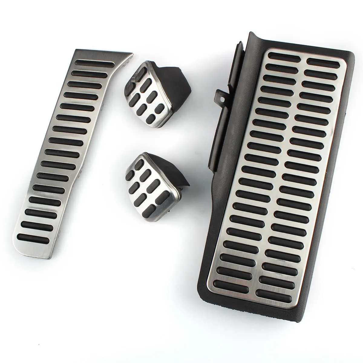 4pcs/set Sports Fuel Brake Pads Clutch Foot Rest MT Pedals for VW