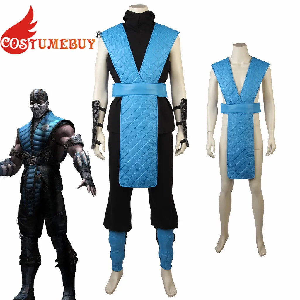 Костюм Косплей Mortal Kombat X Sub-Zero для мужчин костюм Хэллоуина | Тематическая одежда и