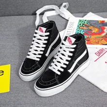 2019 new shoes fashion street shooting flat high-top canvas shoes classic casual tide shoes 2019 new shoes fashion street shooting flat high-top canvas shoes classic casual tide shoes