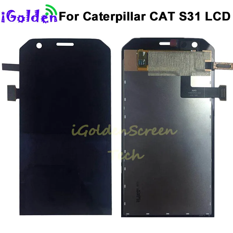 

New Black 4.7''For Caterpillar CAT S31 Full LCD DIsplay + Touch Screen Digitizer Assembly replacment + tools For Cat S31