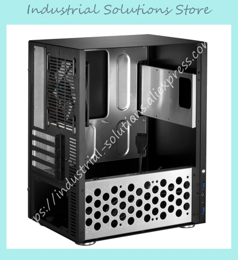 Jonsbo MATX все алюминиевые боковые панели шасси C3 поддержка MATX доска большой мощности видео карты