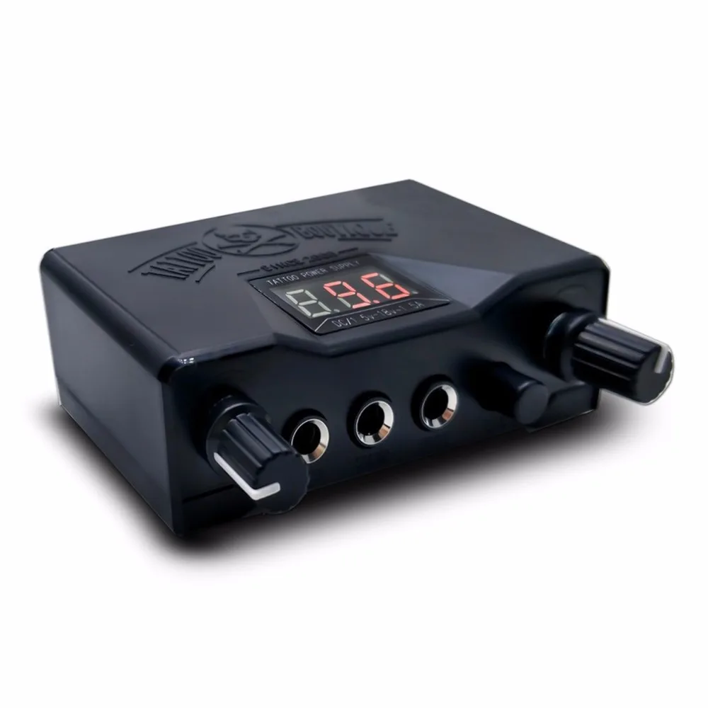 Goedkoop Permanente Make Up Tattoo Supply Gereedschap Professionele Tattoo Voeding LCD Motor Power Rotary Coil Machine Voor Liner US Plug