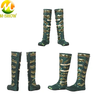 

Movie Aquaman Costume Boots Mera Costume Accessories Boots Adult Female Fashion Custom Shoes For Halloween Party