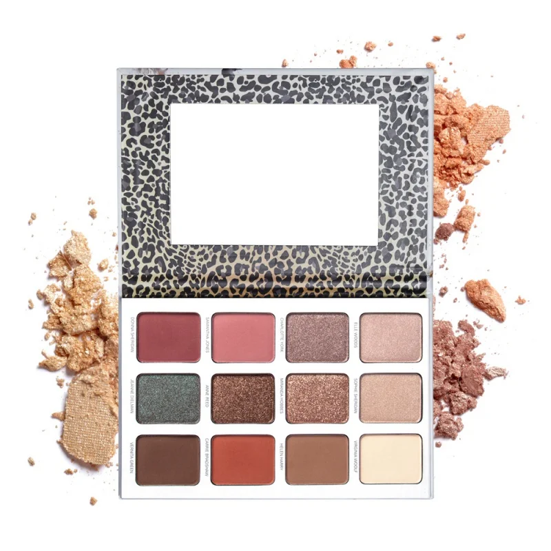 

New Shimmer Glitter Eye Shadow Powder Matt Eyeshadow Cosmetic Makeup profesional 12 Color