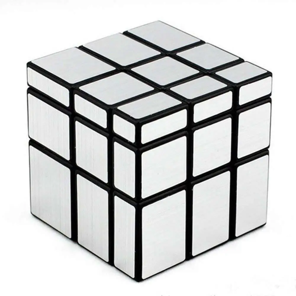 

Shengshou Mirror Speed Magic Cube 3x3x3 Unequal Puzzle Twist Silver Black 57mm Cast Coated Pack With Color Box 3x3 Safe ABS Toy