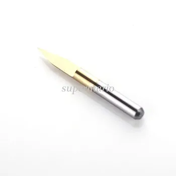 

1x Titanium Coated Carbide PCB Engraving CNC Bit Router Tool 25 Degree 0.1mm Tip