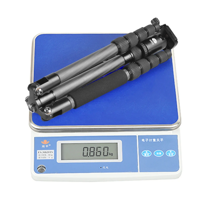 

T025 FREE SHIPPING Gopro Sirui Portable Folding Travel Carbon Fiber Tripod SLR Camera Tripod Just 30cm 0.8Kg BALL HEAD WHOLESALE