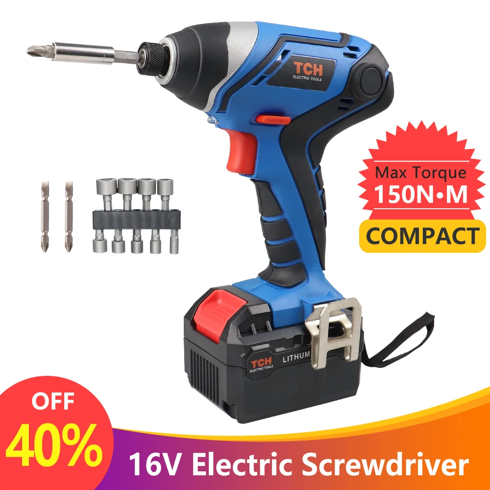 

NEWONE Mini Multi function 16V electric drill screwdriver,DC cordless Electric wrench tool with one batterry