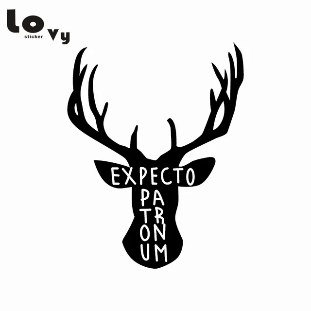 Harry Potter Car Sticker Creative Cartoon Graphics Expecto Patronum Spell Vinyl Car Decal Harry Potter Car Sticker Creative Cartoon Graphics Expecto Patronum Spell Vinyl Car Decal
