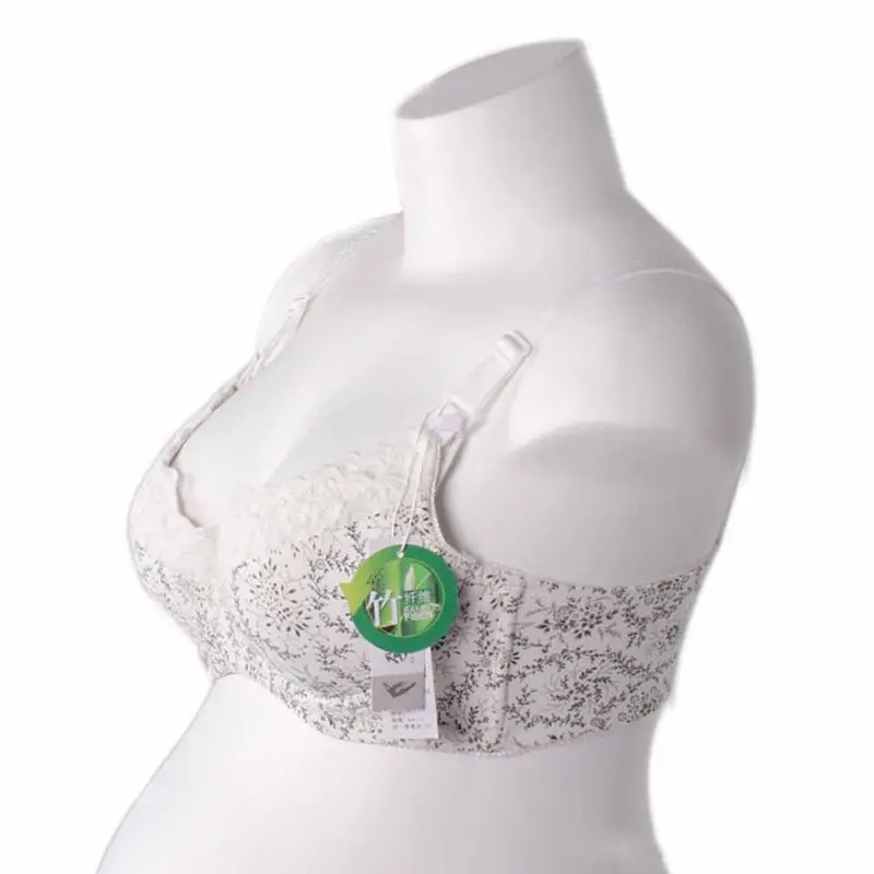 Women Maternity Lace Floral Print Feeding Breastfeeding Bra Underwired Drop Clip Bra