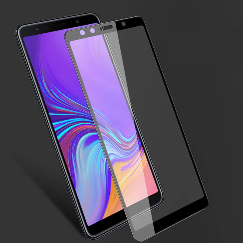 закалённое защитное стекло на samsung galaxy a7 2018 A750F защита экрана пленка стекла