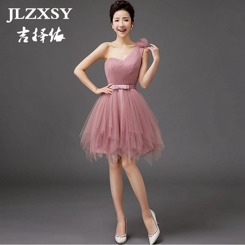 JLZXSY Malva Pallido Abiti per la Cerimonia Nuziale Damigella D'onore di a  Line Corto Da Sposa Vestiti Da Partito Abito di Sfera Mini Vestiti|dress  for|mini dressparty dresses - AliExpress