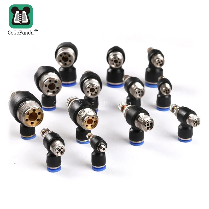 

5Pcs/Lot Pneumatic Throttle Valve Fitting SL Series Pneumatically Quick Connector Exhaust Valve SL4-01/SL6/SL8/SL10