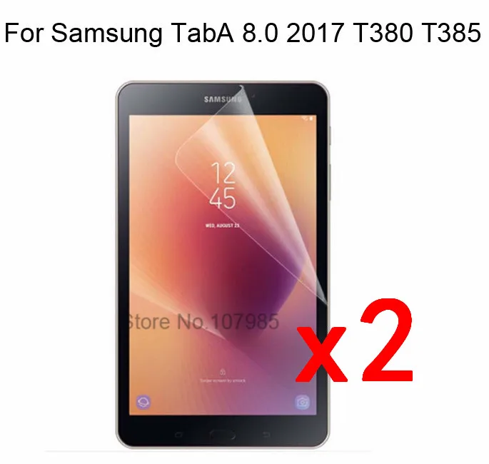 

2Pcs/lot High Clear Screen Protector For Samsung Galaxy Tab A 8.0 2017 T380 T385 SM-T380 SM-T385 8 inch Tablet Protective Film