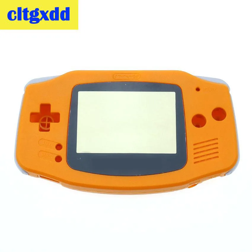 Cltgxdd полный запасной Корпус Корпуса для nintendo Game Boy GBA прозрачный синий корпус игровой консоли