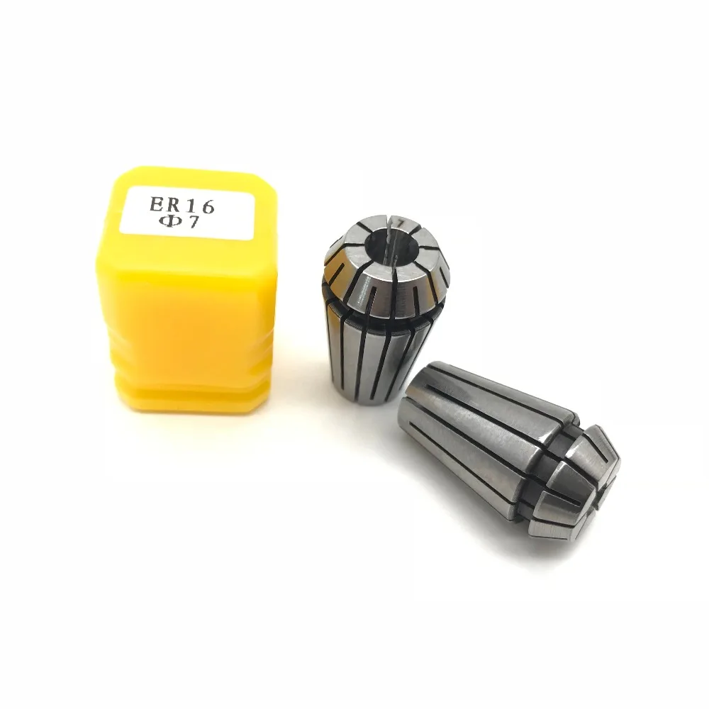 10Pcs//Set Ultra Precision ER16 1-10MM Spring Collet Set For CNC Milling Lat Q7L2
