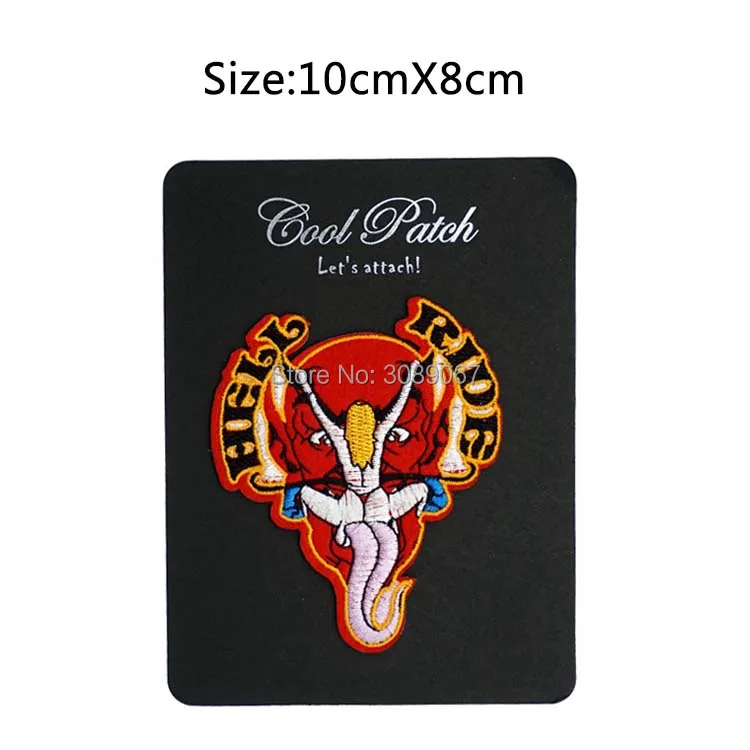 4 &quotHELLRIDE ад езды зло и красота патч мотоцикл MC куртка грудь вышитые Байкерский