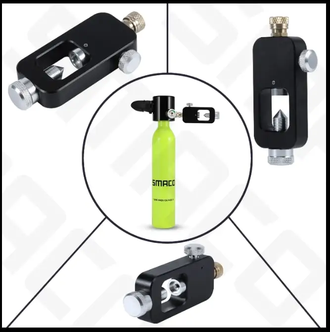 for Smaco Two oxygen cylinder sets Mini scuba