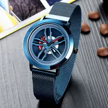 SANDA кварцевые часы для мужчин часы платье бренд наручные часы Новые Креативные мужские наручные часы для мужчин часы вращающийся циферблат колеса