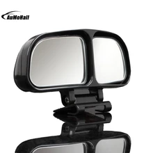 Черный 2 шт автомобиля боковое зеркало заднего вида зеркала мертвой зоны квадратное зеркало широкий угол заднего зеркала