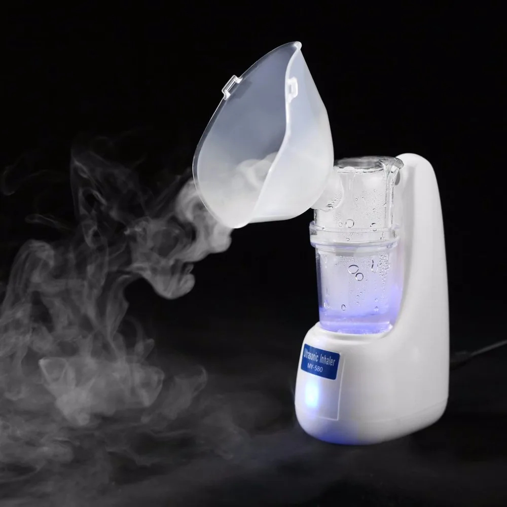 Comprar Mi 580 atomizador ultrasónico instrumento de belleza espray aromaterapia vaporizador Facial portátil Mini inhalador de asma nebulizador