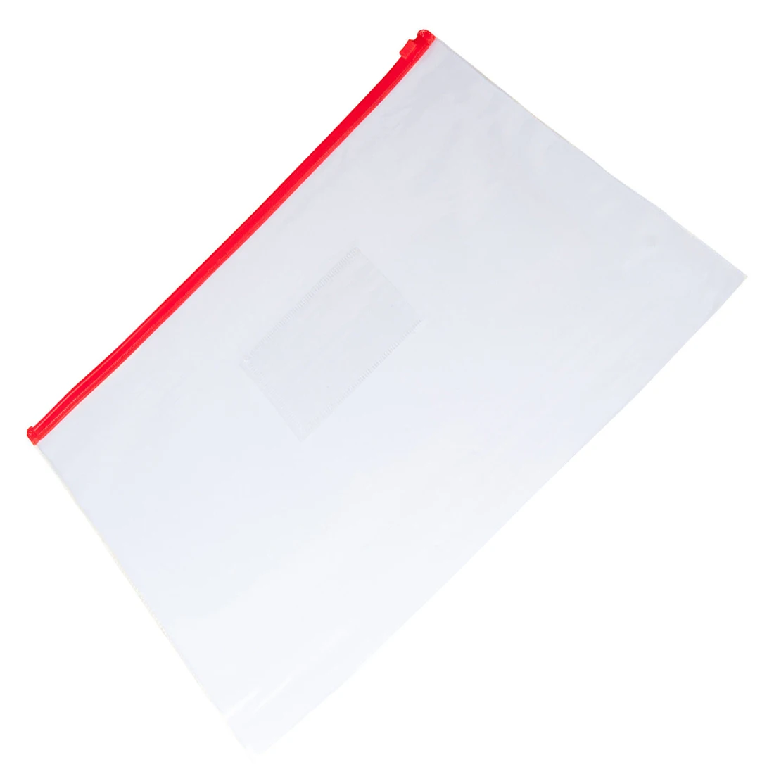 12 x A4 молнии сумки-документ прозрачный пластик клатч
