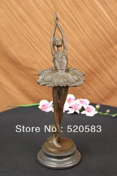 

SIGNED A. GORY CLASSY BALLERINA BRONZE STATUE SCULPTURE FIGURINE FIGURE DANCER