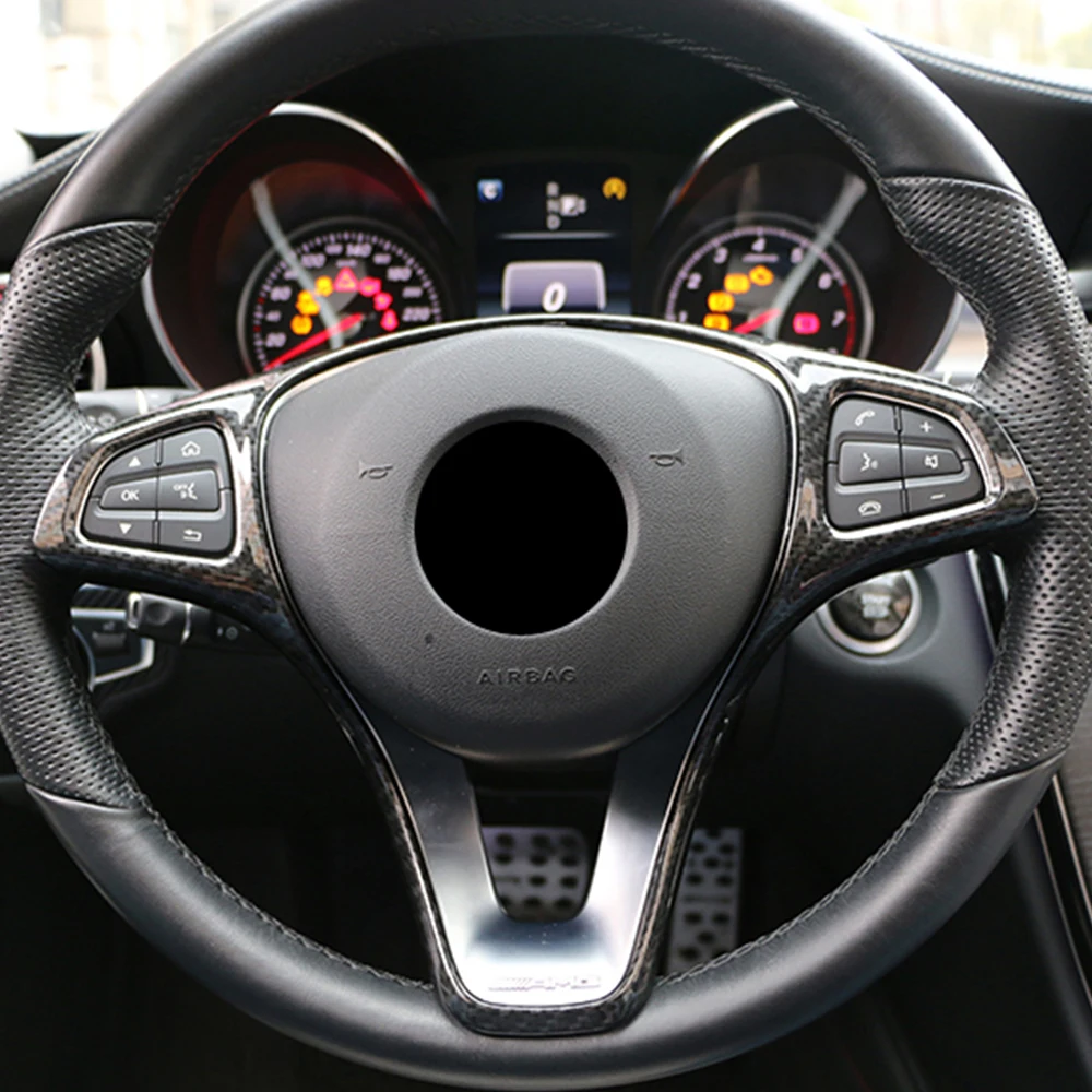 Рамка рулевого колеса автомобиля для Mercedes Benz A B C E GLA CLA GLC gls GLE V Class W176 W246 W205 W213 W117 C117 X156 X253 W447