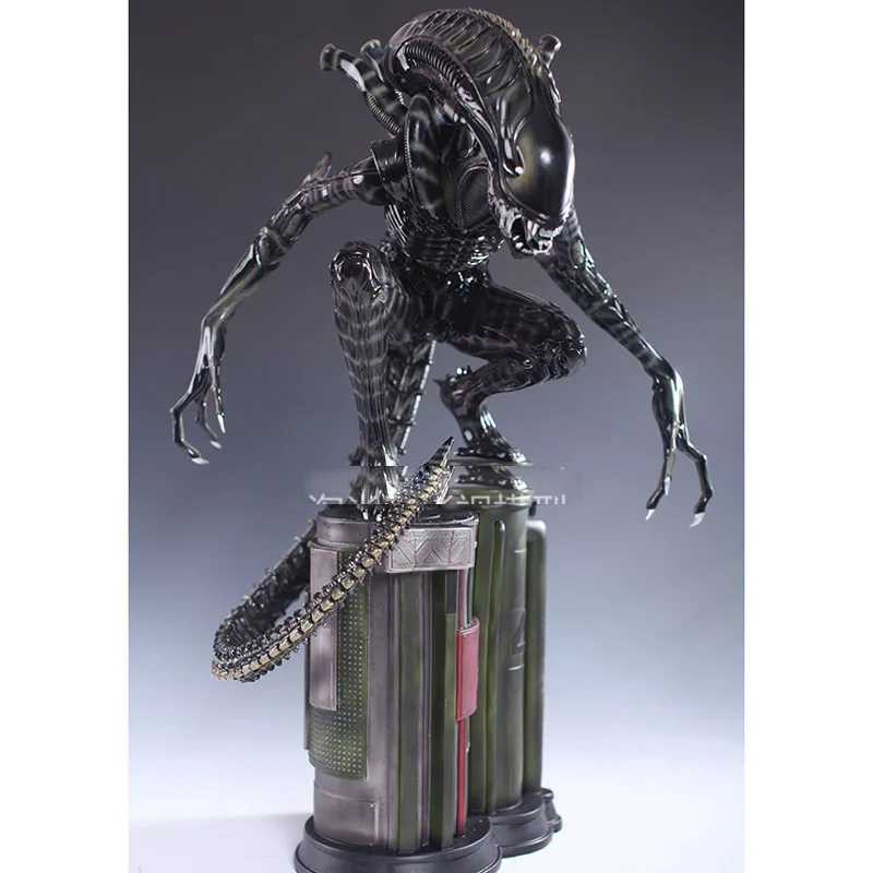 Горячая Распродажа 1:4 масштаб Alien vs Predator 60 см Войлок приседает как AVP инопланетный воин ручной модели предметы мебели