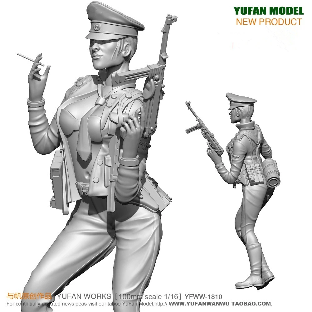 

YUFAN Resin model kit 1/18 Scale Female soldiers Unpainted 1810