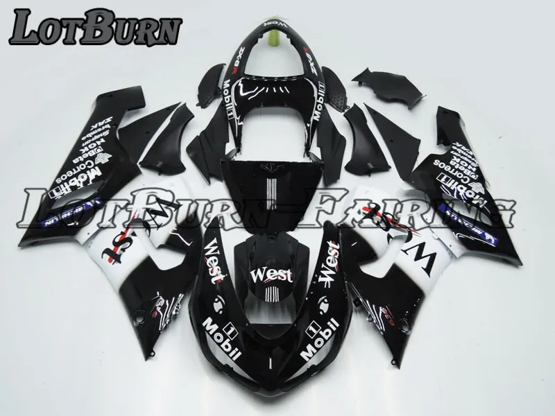 Индивидуальный заказ мотоцикл обтекатель комплект подходит для KAWASAKI ZX6R 636 ZX-6R 2005 2006 05 06 обтекатели ABS обтекателя-впрыска комплект 005