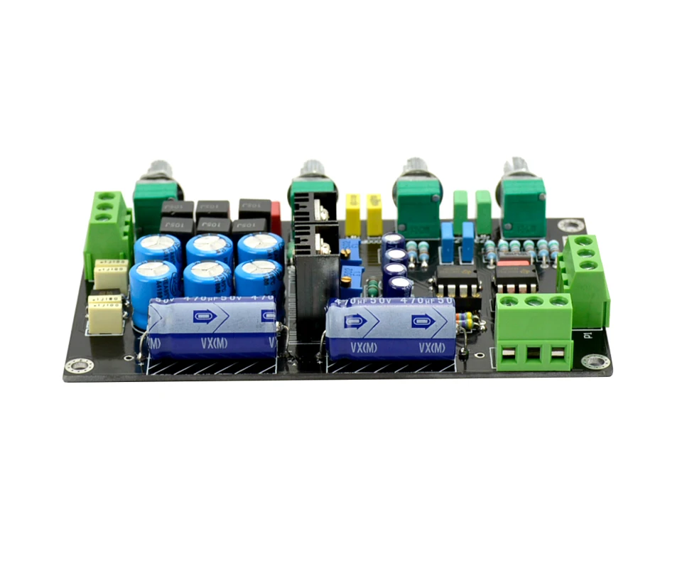 AIYIMA NE5532 Tone Control Preamp Board OP-AMP HIFI Amplifiers Preamplifier Volume  Control Board 5 channel car amplifier