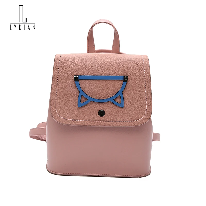 

Lydian Mini Backpacks For Girls Cute Ear Shoulder Bags day pack Small Fresh College Wind Students Cover Backpack Autumn Backbags