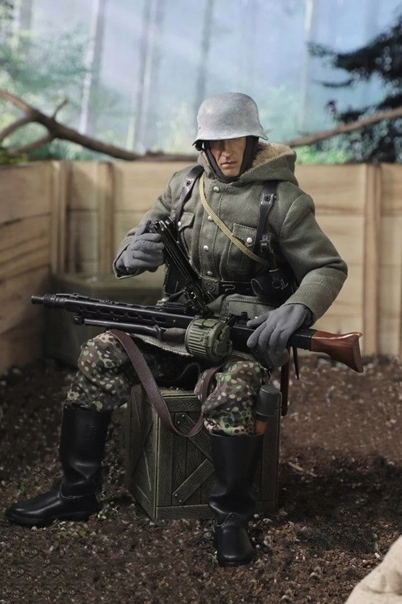 D80130 1/6 масштаб DID WWII German Army Panzer SS PANZER DIYISION DAS REICH MG42 Guner рисунок дисплей полный