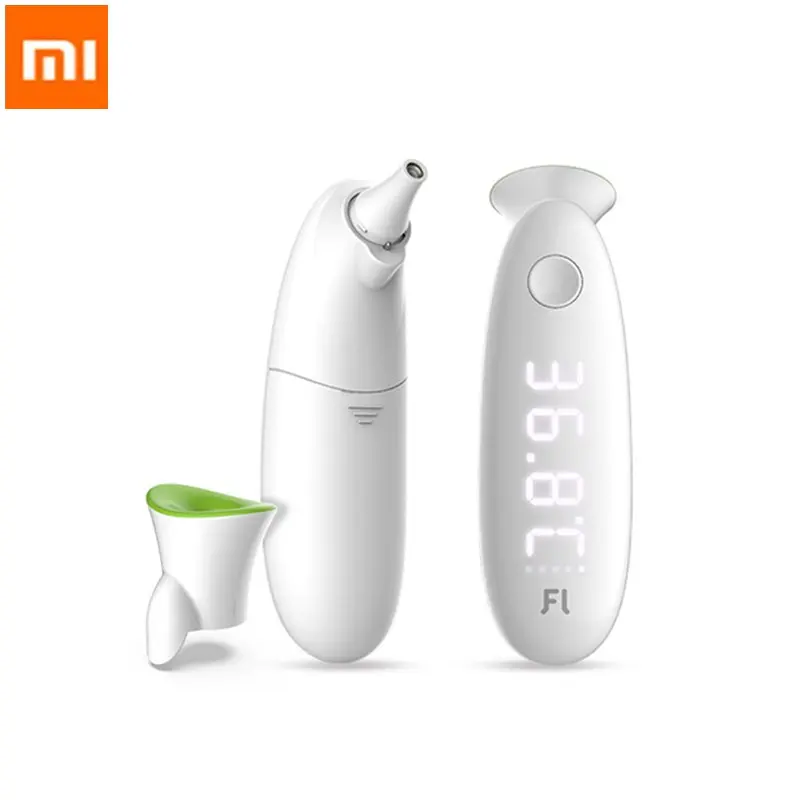 

Fanmi Dual Use Smart Ear & Forehead Themometer HI/LO Feature Function LED Digital Display Thermometer Minimalist Design
