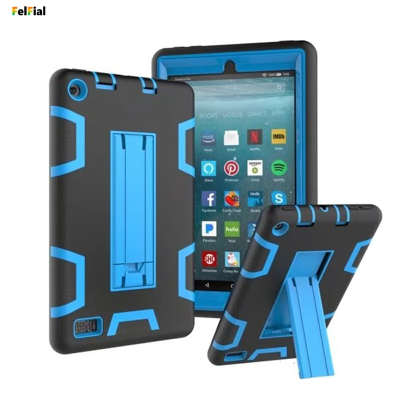 For Amazon Fire 7'' 2017 Cover Shockproof Protective Armor