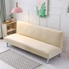 plush folding sofa bed cover velvet thick slipcover case for armless sofa bed sheet Couch cover Elastic Futon Cover winter 3