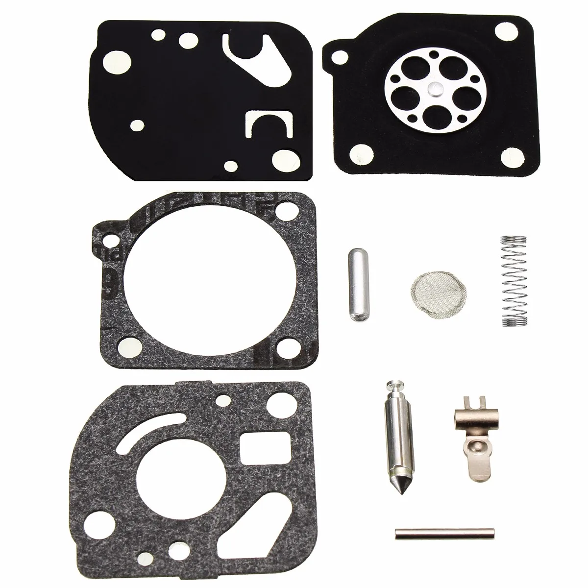 

10Pcs/Set New Carburetor Repair Kit Carb Rebuild Gasket Tool For Zama Homelite RB-20 C1U Blower Carburetor Overhaul