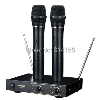 

Takstar TS-3360 VHF Wireless Microphone with 6.3mm Mixed output can connect with mixer console/ karaoke amplifierf