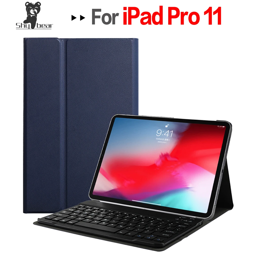 PU Leather Case for 2018 Released IPad Pro 11'' Tablet A1979 Removable