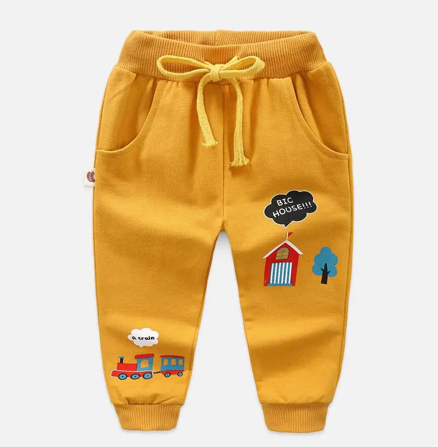 Retail New Warm Velvet Pants For 2-6 Yeas Solid Boys Girls Casual Sport Pants Jogging Enfant Garcon Kids Children Trousers DS29 - Цвет: B