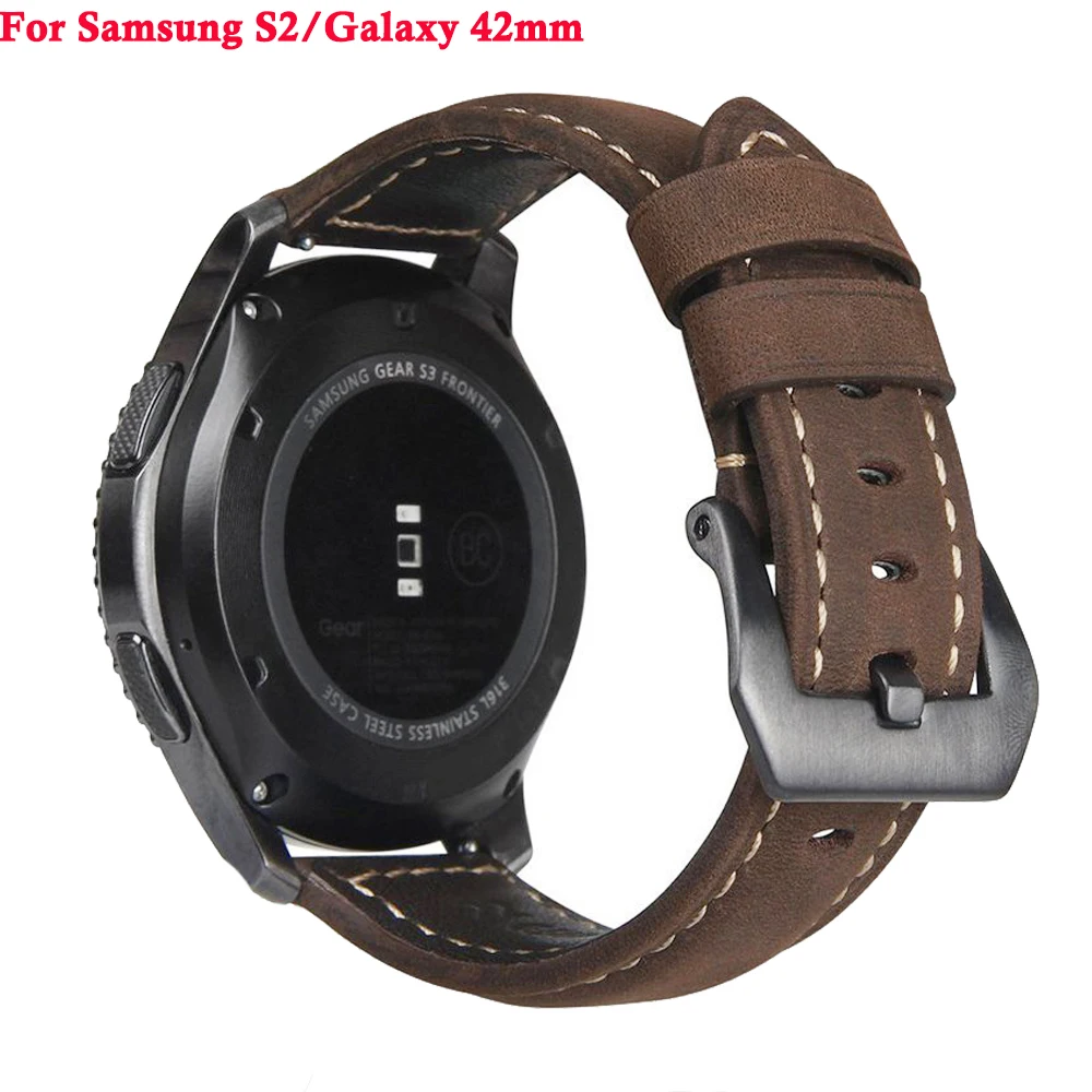 Ремешок кожаный для Samsung Gear S2 Classic/Frontier samrt 42 мм|Ремешки часов| |