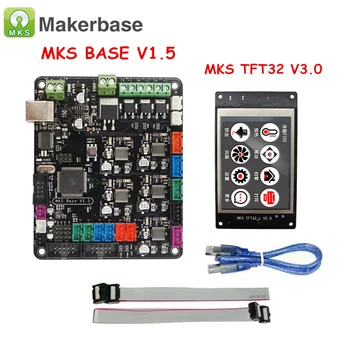 

3D Printer Control Board MKS BASE V1.6 + MKS TFT32 V4.0 Smart Controller Display Compatible with Mega2560 & RepRap RAMPS 1.4