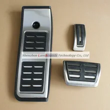 Нержавеющая сталь Спорт для ног топлива педаль тормоза крышки автомобильные педали для Audi A6