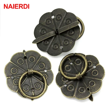

NAIERDI 20PCS Bronze Handle Cabinet Pulls Drawer Cabinet Desk Door Pull Jewelry Box Handle Knobs With Screws Furniture Hardware