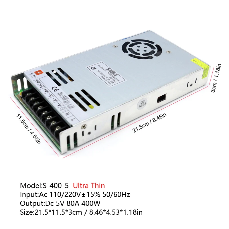5V400W