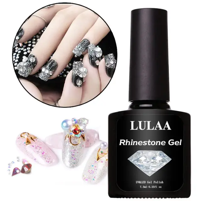 Lulaa 7 5ml Nail Glue For Rhinestones Diy Art Polish Lulaa 7 5ml Nail Glue For Rhinestones Diy Art Polish Rhinestone Adhesives Super Sticky
