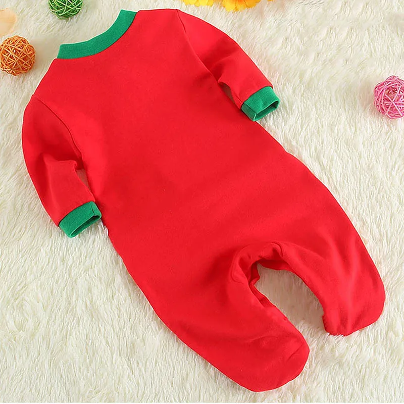 Kacakid, теплая зимняя одежда для альпинизма для малышей, боди для новорожденных с Санта-Клаусом, костюмы с мультяшным принтом лося для малышей 0-12 месяцев, новинка, Y6